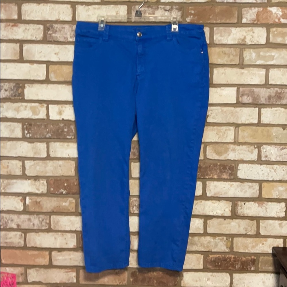 Chico’s blue crop jeans sz 2.5